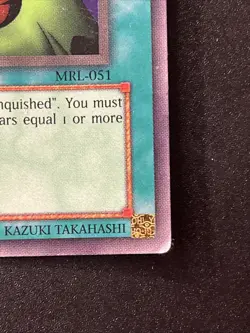 Yu-Gi-Oh TCG Black Illusion Ritual MRL-051 Magic Ruler 1st Edition Holo Rare - Image 4