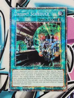 YUGIOH RA05-EN064 Urgent Schedule Starlight Rare 1ST EDITION - Image 1