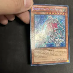Yu-Gi-Oh! High Priestess of Prophecy REDU-IT020 Secret Rare 1st Edition Italian - Image 2