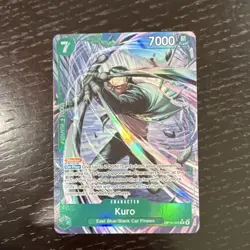 Bandai One Piece Kuro OP15-025 Eb04 Alt Art SR - Image 1