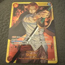 SHANKS - OP01-120 - One Piece - FOIL - English - Secret Rare - Image 1