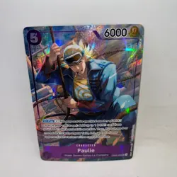 Paulie (Alternate Art) OP03-066 Super Rare Pillars of Strength One Piece Foil NM - Image 1