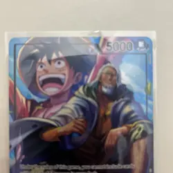 One Piece Silvers Rayleigh OP12-001 Legacy of the Master English NM! AA - Image 2