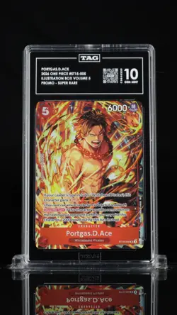 Portgas.D.Ace #ST15-005 Super Rare TAG 10 - One Piece Promos 2026 - Image 1
