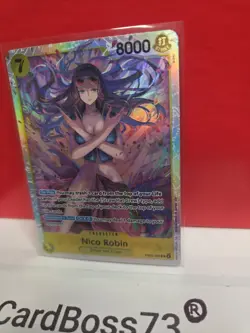 One Piece NICO ROBIN Alternative art English EB03-055 SR Heroines Edition - Image 1