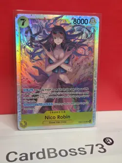 One Piece NICO ROBIN Alternative art English EB03-055 SR Heroines Edition - Image 3