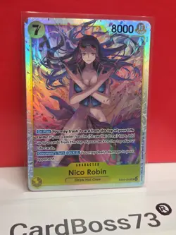 One Piece NICO ROBIN Alternative art English EB03-055 SR Heroines Edition - Image 4