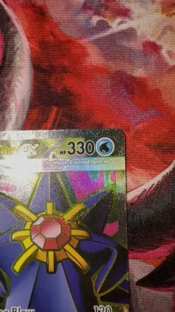 Pokemon TCG Mega Starmie EX 102/088 Perfect Order Full Art Ultra Rare Near Mint - Image 3