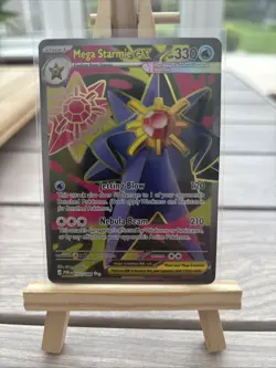 Pokemon TCG Mega Starmie EX 102/088 Perfect Order Full Art Ultra Rare Near Mint - Image 1