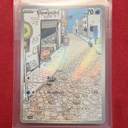 Slowpoke Illustration Rare 204/198 SV01: Scarlet & Violet Holo Pokemon Card - Image 1