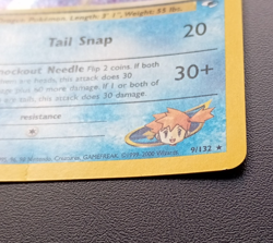 PoKeMoN POKEMON CARD Misty's Seadra Gym Heroes RARE HOLO 9/132 PRERELEASE - Image 3