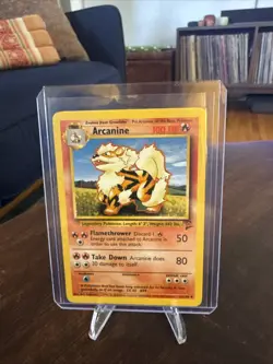 ARCANINE - 33/130 - Base Set 2 - Pokemon Card - NM - Image 1