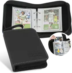 PVC-Free PU Leather Trading Card Album - 80 Side Loading Pockets - Image 3