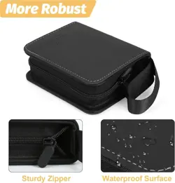 PVC-Free PU Leather Trading Card Album - 80 Side Loading Pockets - Image 4