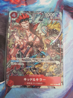 Kid and Killer P EB01-003 Promo V Jump 10/2024 ONE PIECE Card Game Japanese NM - Image 1