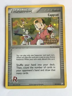 Copycat 83/109 Holo EX Team Rocket Returns Lightly Played Pokemon Card - Image 1