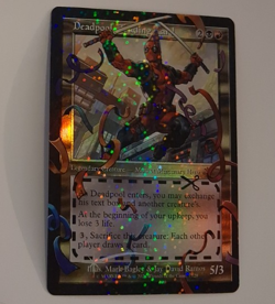 Deadpool Trading Card Pool Party Foil NM Secret Lair MTG Magic the Gathering - Image 1