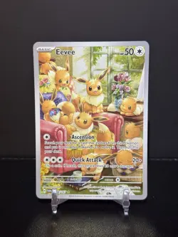 Eevee 188/167 Scarlet & Violet Twilight Masquerade Pokemon Card - Image 1