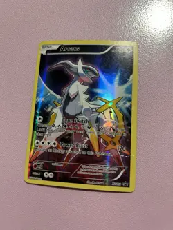 Pokemon TCG Arceus XY116 Black Star Promo Full Art Holo Card 2016 NM - Image 1