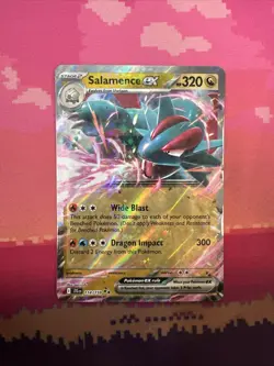 Pokemon Card Salamence ex 114/159 Double Rare Journey Together Near Mint - Image 1