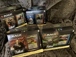 MTG Commander Deck - SEALED Fallout Deck Case (Set of 4 Decks) - Image 1