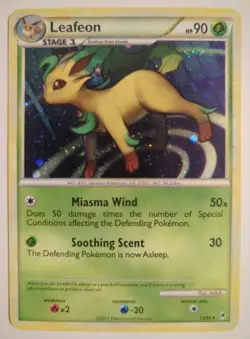 Pokemon Leafeon Holo Card 13/95 Call of Legends Series - Image 1