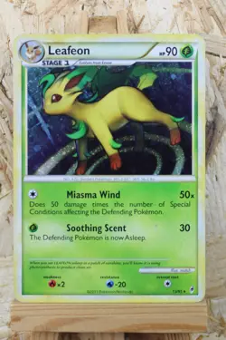 Leafeon 13/95 Holo Rare Pokemon Card LP call of legends hg/ss 2011 - Image 1