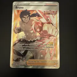 Pokemon TCG Bruno 158/163 Ultra Rare Battle Styles NM - Image 1