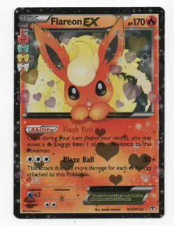 Flareon EX RC6/RC32 Generations LP Pokemon 2016 - Image 1