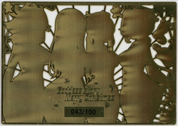 ❤GENSHIN GIRLS - #043/100 - GOLD METAL - Goddess Story Anime Waifu Metal Card - Image 2