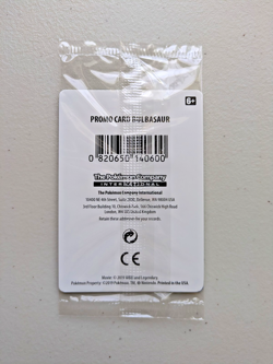 Bulbasaur SM198 Detecive Pikachu Holo Black Star Promo Pokemon Card *Sealed* - Image 2