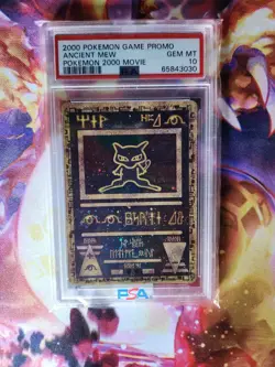 2000 POKEMON GAME MOVIE POKEMON 2000 MOVIE ANCIENT MEW PSA 10 - Image 1