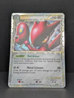 Scizor (Prime) 84/90 Undaunted Holo Ultra Rare Pokemon TCG Nintendo LP - Image 3