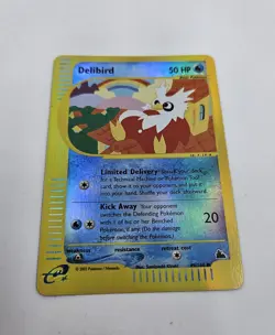 Delibird - 49/144 - Pokemon Skyridge Reverse Holo Nm - Image 1