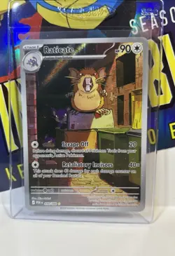 Raticate 2025 Pokemon Perfect Order Illustration Rare IR Holo 099/088 - Image 1