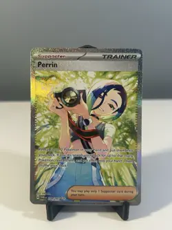 Pokemon Perrin Full Art SIR Holo Twilight Masquerade 220/167 - Image 1