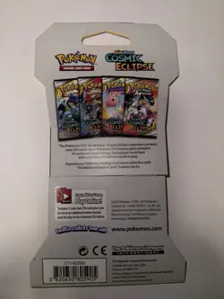 Pokemon TCG Sun & Moon Cosmic Eclipse Sleeved Booster Pack Factory Sealed - Image 2