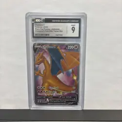 2020 Pokemon Charizard V Black Star Promo Champion's Path ETB CGC 9 - Image 1