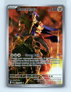 Pokemon tcg SV10: Destined Rivals Zamazenta Lightly played - Image 1