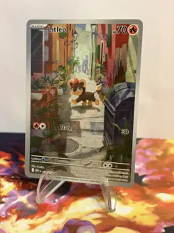Pokemon TCG - Litleo 2025 Illustration Rare Mega Evolution IR 139/132 Near Mint - Image 4