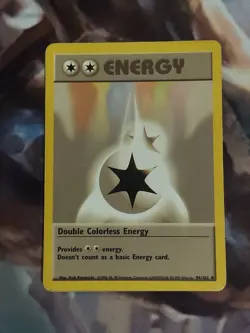 Pokemon, Double Colorless Energy, Base Set 96/102 - LP - Image 1