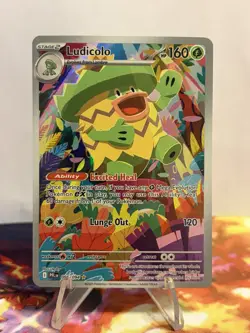 Ludicolo IR 095/094 - Pokemon Phantasmal Flames Illustration Rare Pack Fresh - Image 1