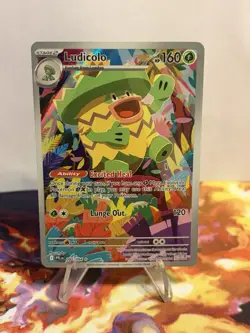 Ludicolo IR 095/094 - Pokemon Phantasmal Flames Illustration Rare Pack Fresh - Image 2