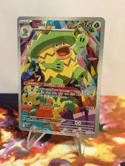 Ludicolo IR 095/094 - Pokemon Phantasmal Flames Illustration Rare Pack Fresh - Image 4