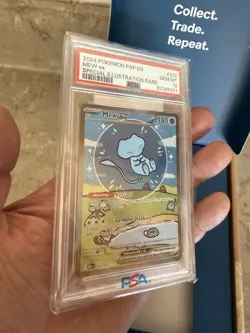 Pokemon Mew EX Bubble Mew PSA 10 Gem Mint 232/091 Sir SV Paldean Fates 2024 - Image 4