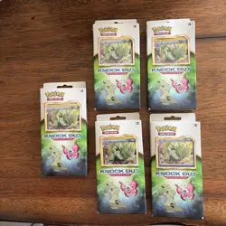 Lot of 5 Pokemon TCG Knock Out Collection Boxes – Tyranitar 2017 Factory Sealed - Image 1