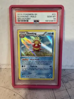 Pokemon XY Breakpoint Slowking, Holo Variant PSA 10 GEM MT - Image 1
