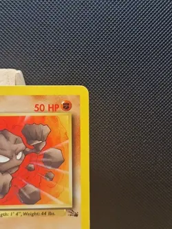 Pokemon 1999 WOTC 1st Edition Fossil Geodude 47/62 - Excellent - Image 4