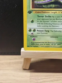 Pokemon 1999 WOTC 1st Edition Fossil Arbok 31/62 - Near Mint - Image 5