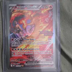Pokemon Team Rocket's Moltres EX Destined Rivals Holo Rare 220 HP 110 229/182 - Image 1